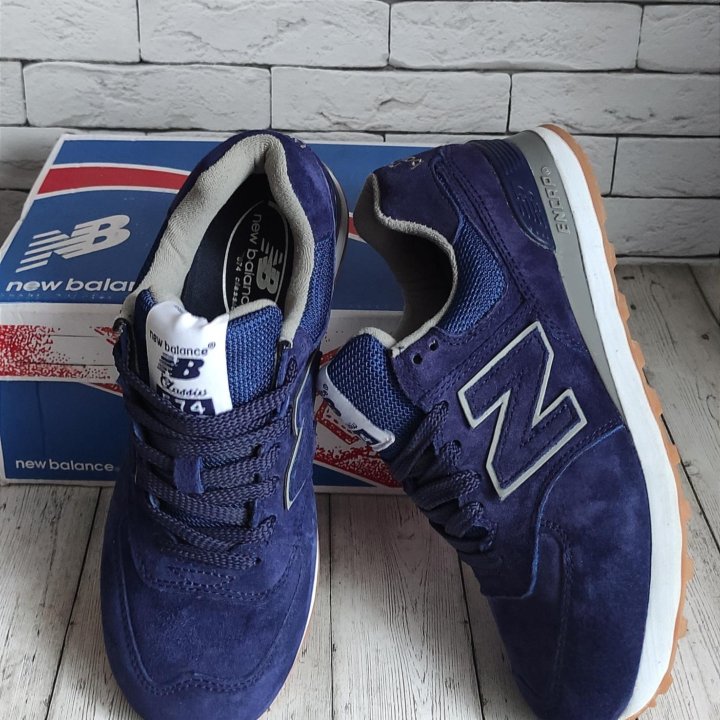 КРОССОВКИ ЖЕНСКИЕ ЗАМШЕВЫЕ NEW BALANCE 574