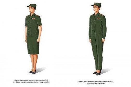 Женская военная летняя форма(комплект+юбка+шапка)
