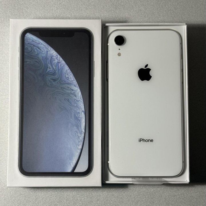 iPhone XR , 128 gb , White