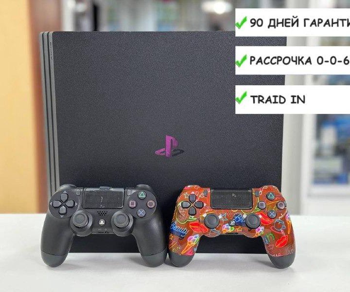 Sony PlayStation 4 PRO + 2 геймпада 1ТБ