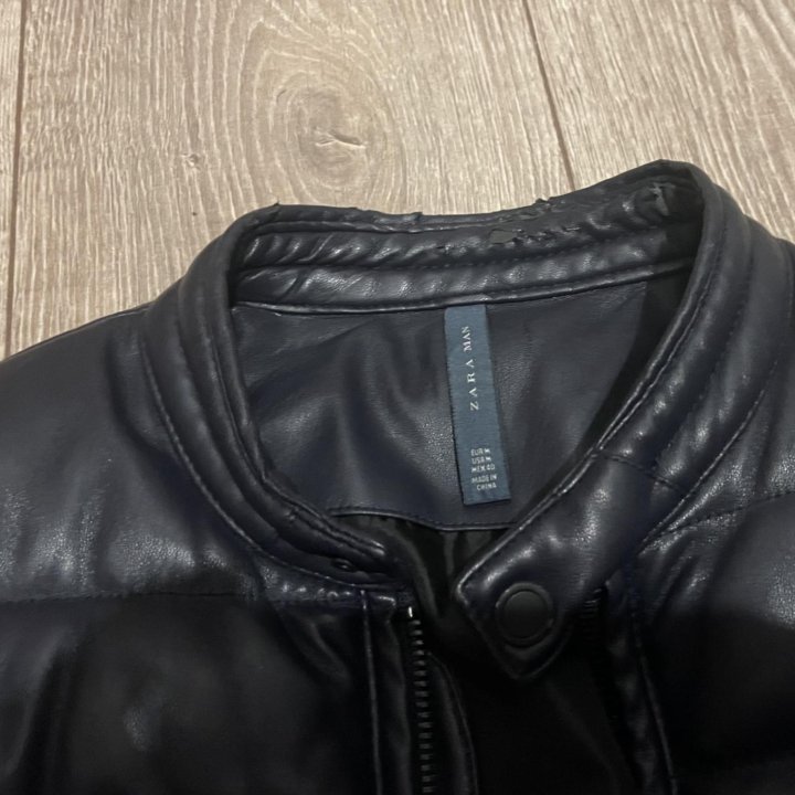 Кожаная куртка ZARA