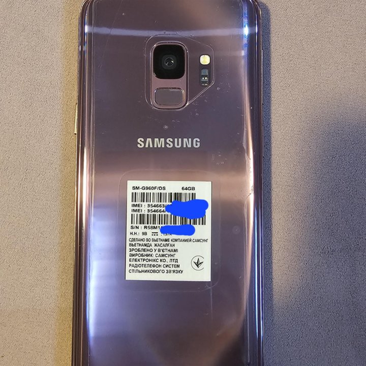 Телефон samsung s9 (g960)