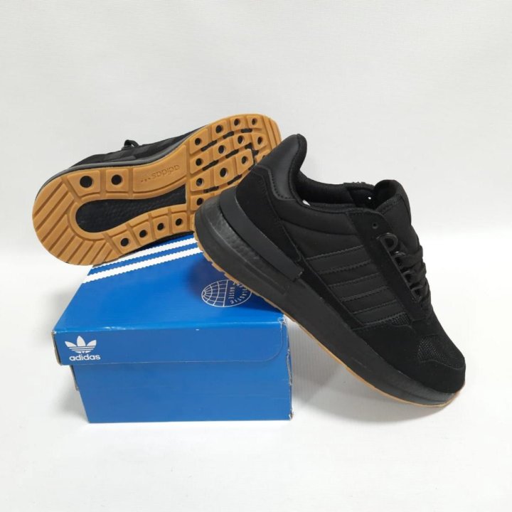 Кроссовки Adidas бег 41-45 артикул 50 чёрный