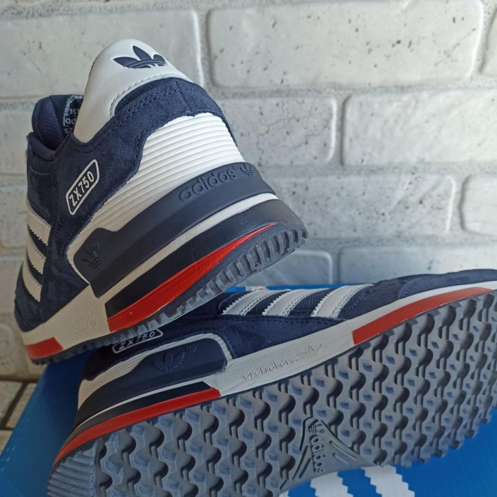 Кроссовки adidas zx 750 синие р2.2