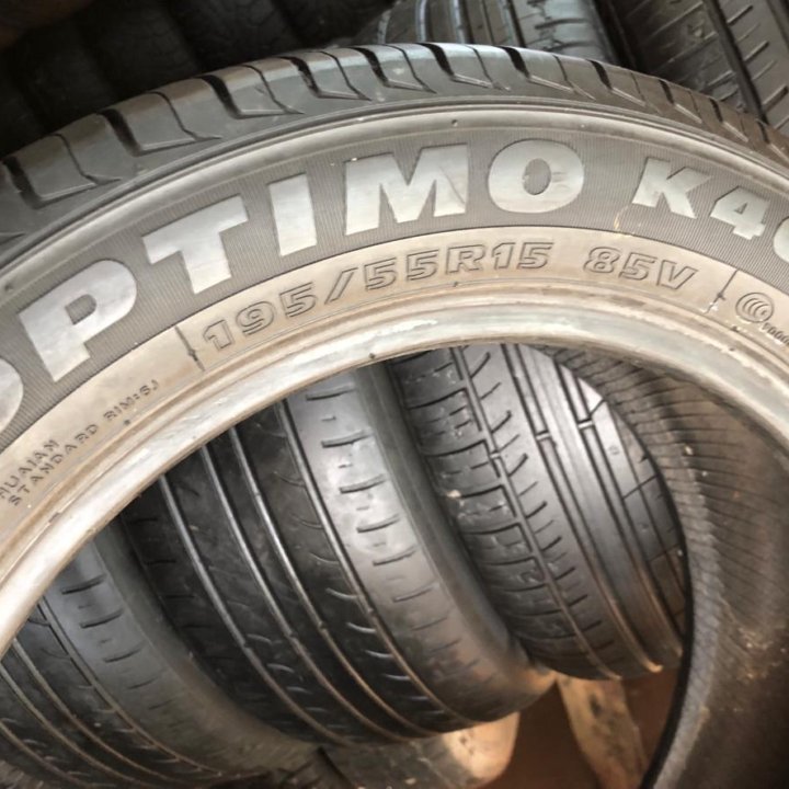 195/55/15 Hankook Optimo K406. 1шт