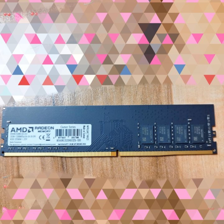 Оперативная память ddr4 8gb Amd 3200