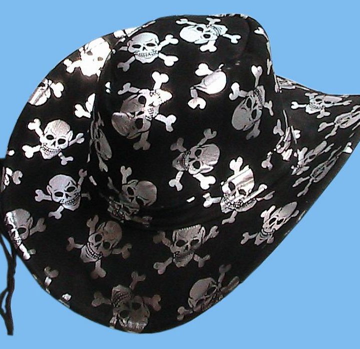 шляпа солнцезащитная ковбойского покроя, полиэстер