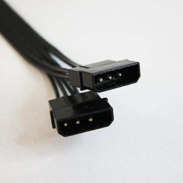 Переходник 2xMolex - 6+2 pin (black)