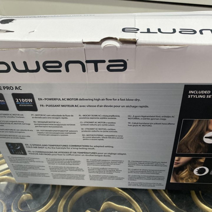 Новый фен rowenta cv7827fo