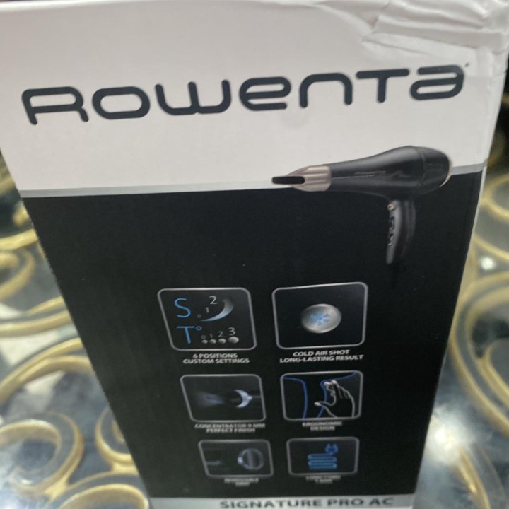 Новый фен rowenta cv7827fo