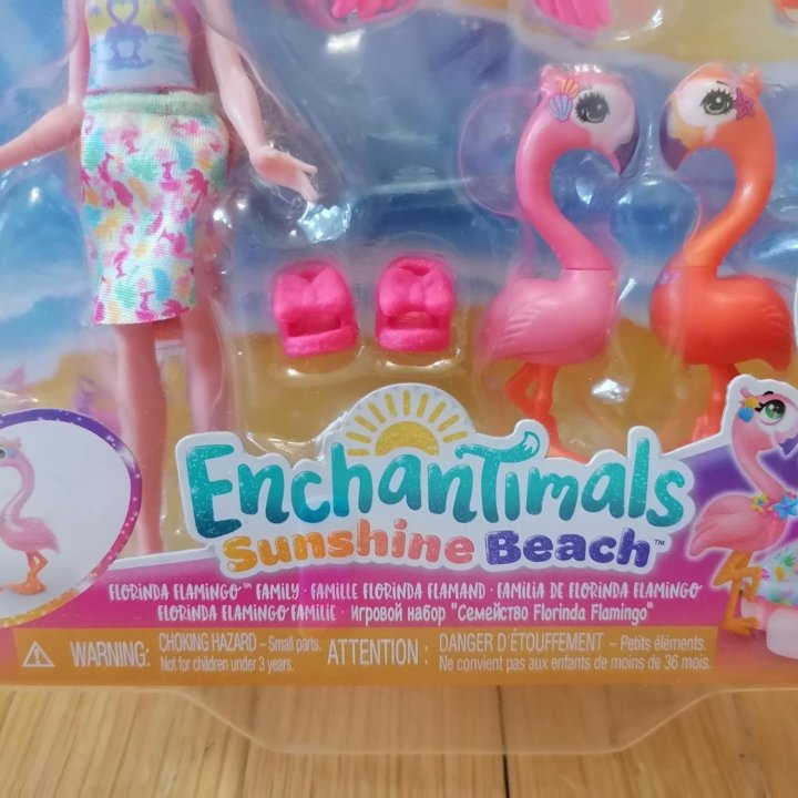 Энчантималс Enchantimals Фламинго новый