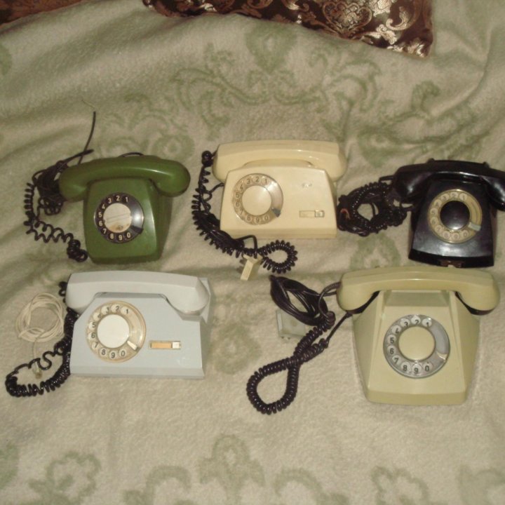 Телефоны дисковые СССР и другие
