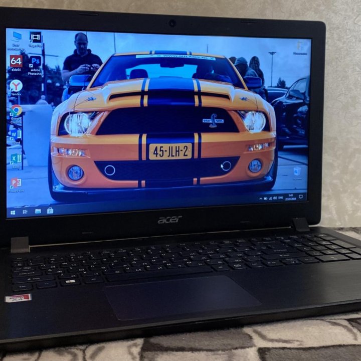 Мощный и лёгкий ноутбук Acer/2.50Ghz/SSDM2/АКБ5ч