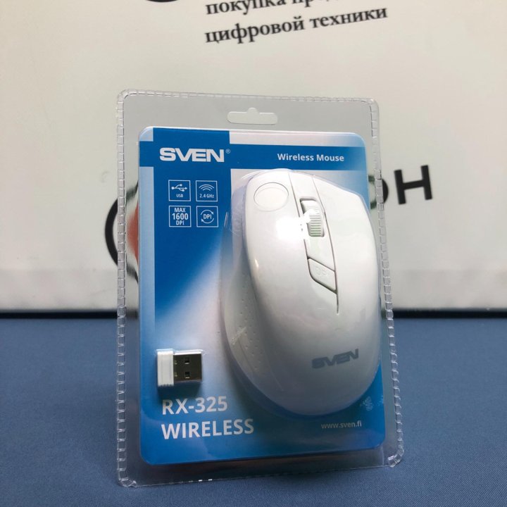 Мышь беспроводная Sven RX-325 Wireless новая