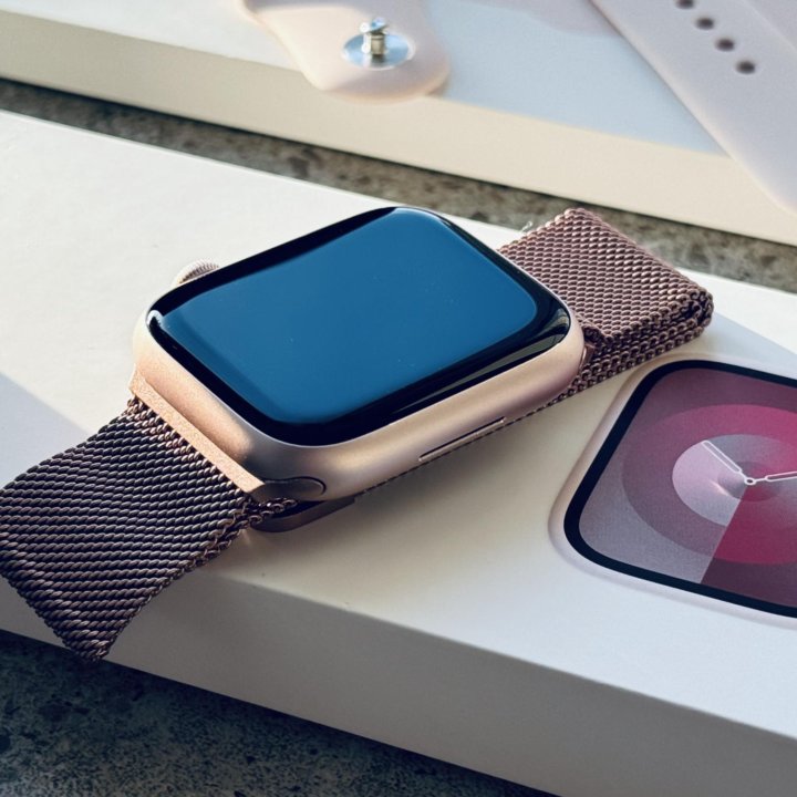 Новые Apple Watch Series 9 45 мм Pink