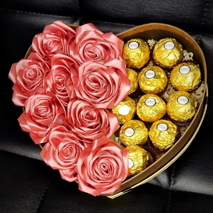 Вечный букет роз цветы/конфеты