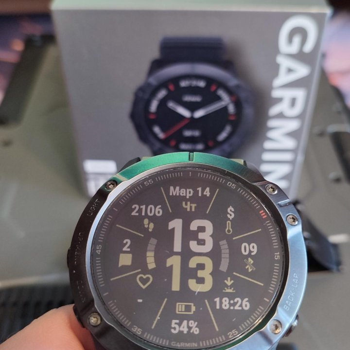 Garmin Fenix 6x sapphire Carbon gray