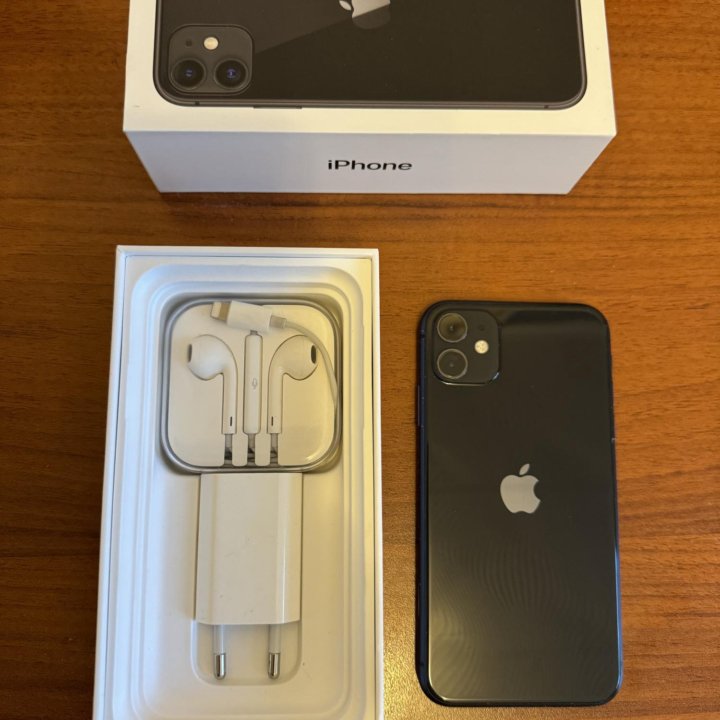 Смартфон Apple iPhone 11 64Gb Чёрный