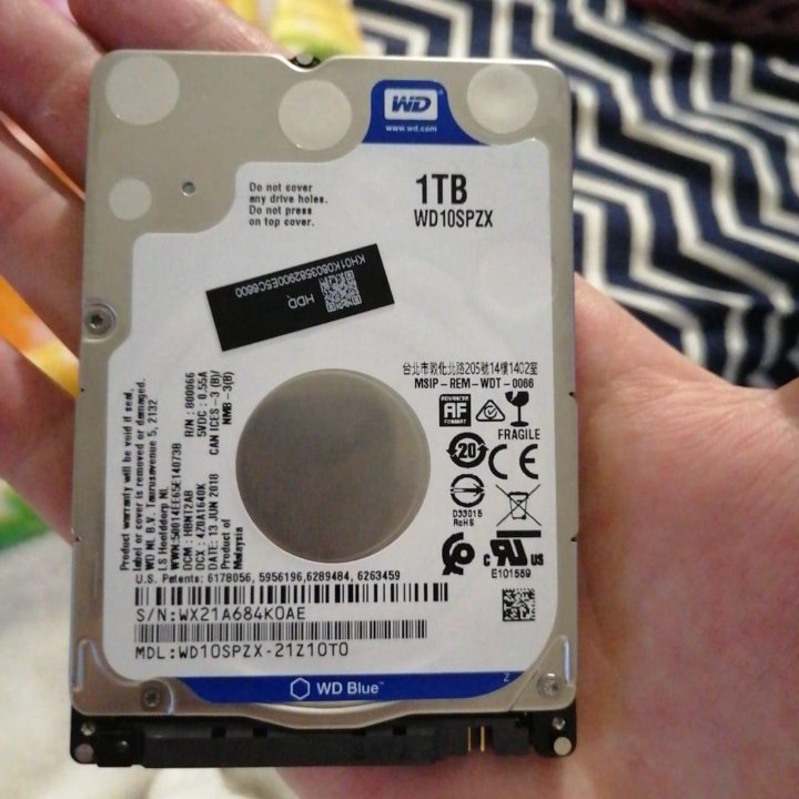 Жёсткий диск WD Blue 1TB