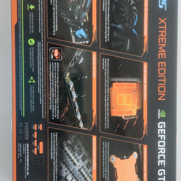 Видеокарта Gtx 1080ti Aorus Xtreme Edition 11gb