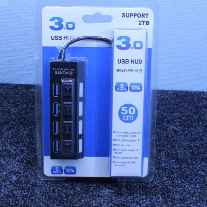 USB-разветвитель USB 3.0 HUB 4