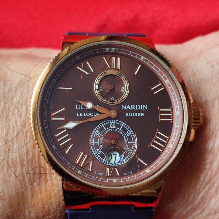 Часы ulysse nardin,механика,автоподзавод