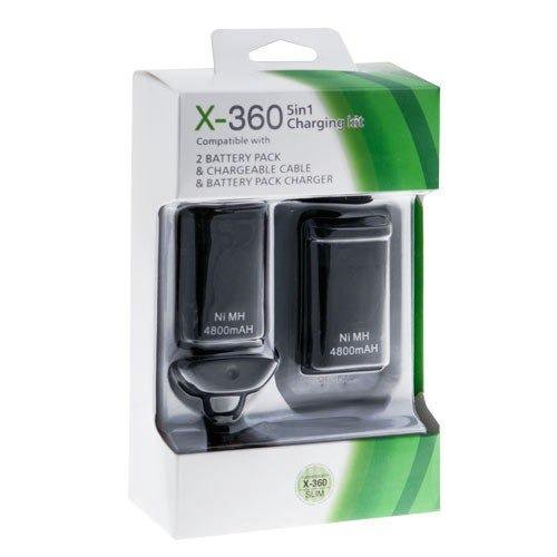 Набор 5-in-1 “Play & Charge Kit” Black Х-BOX 360