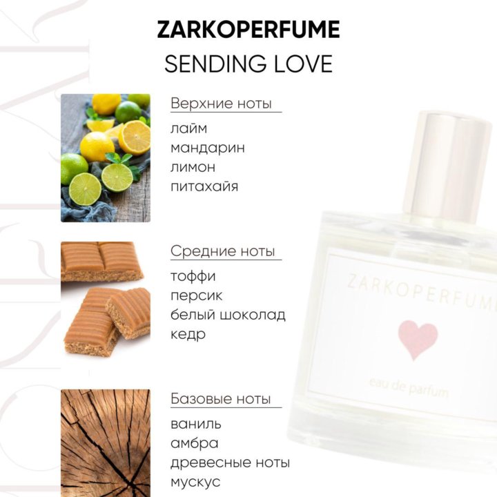 НОВИНКА 2024 ГОДА! Zarkoperfume Sending Love