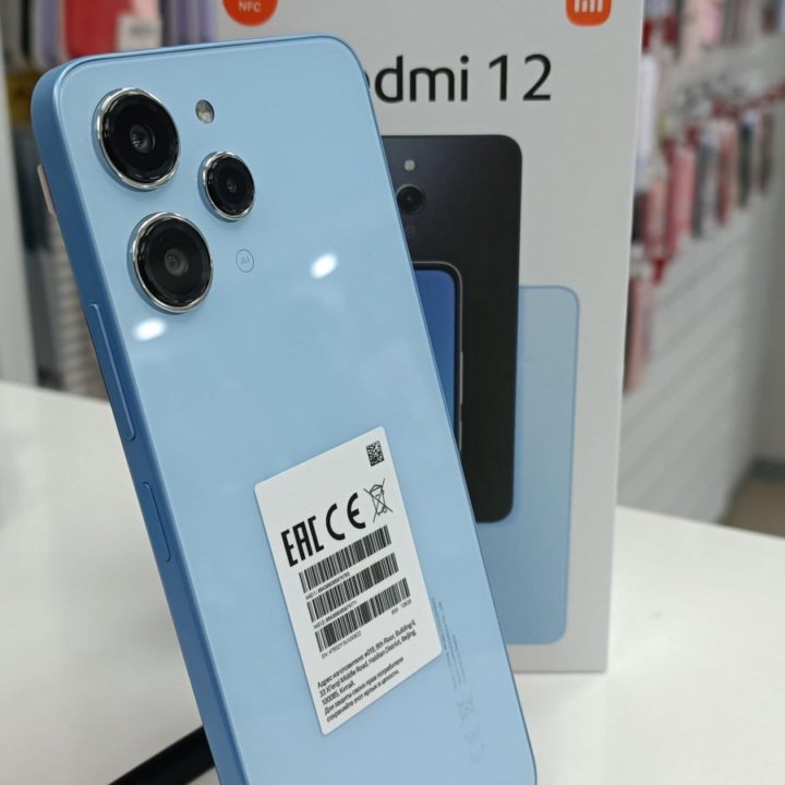 Смартфон Xiaomi Redmi 12 4/128Gb Sky Blue