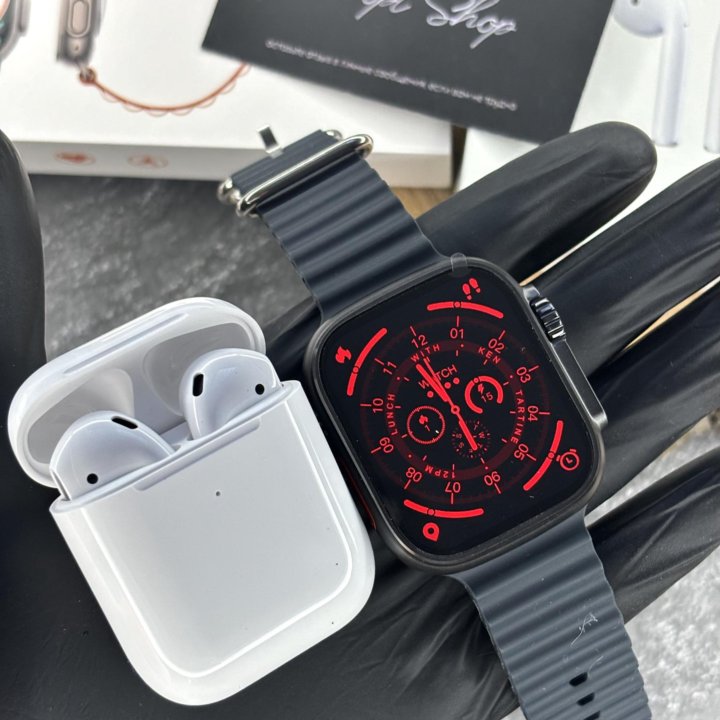 AirPods 2 + Apple Watch Ultra 49mm