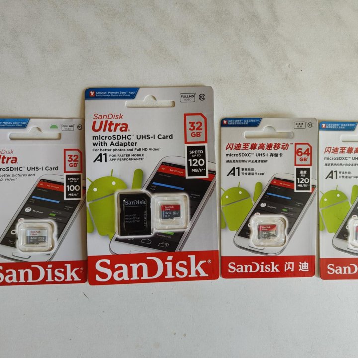 SanDisk 32gb 64gb 128gb новая MicroSD