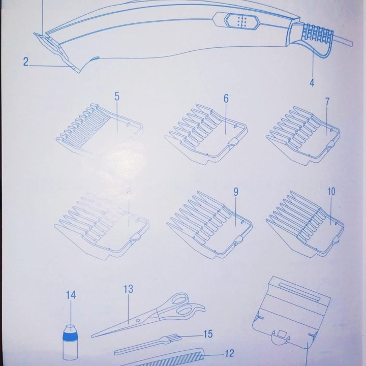 Новая машинка для стрижки Vitek PRO STYLE