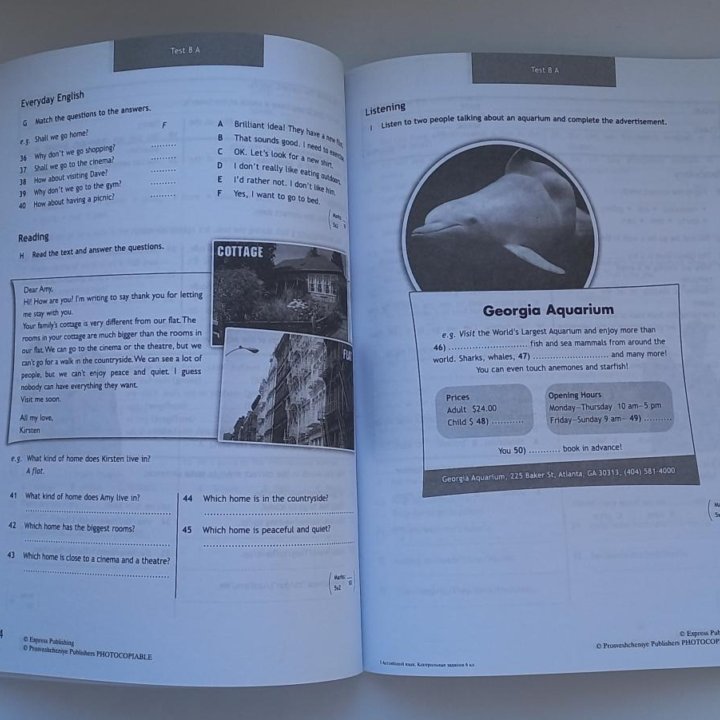 Spotlight Test Booklet 6