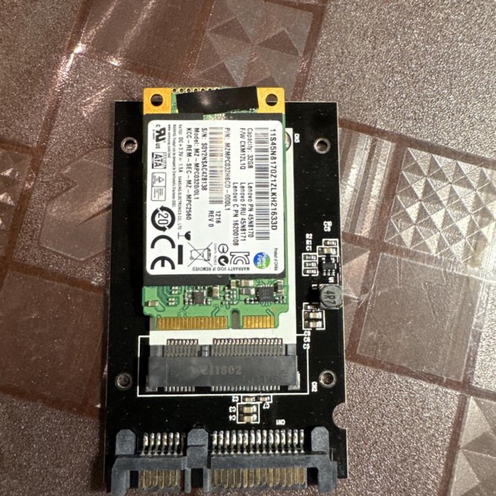 Переходник ssd msata to sata