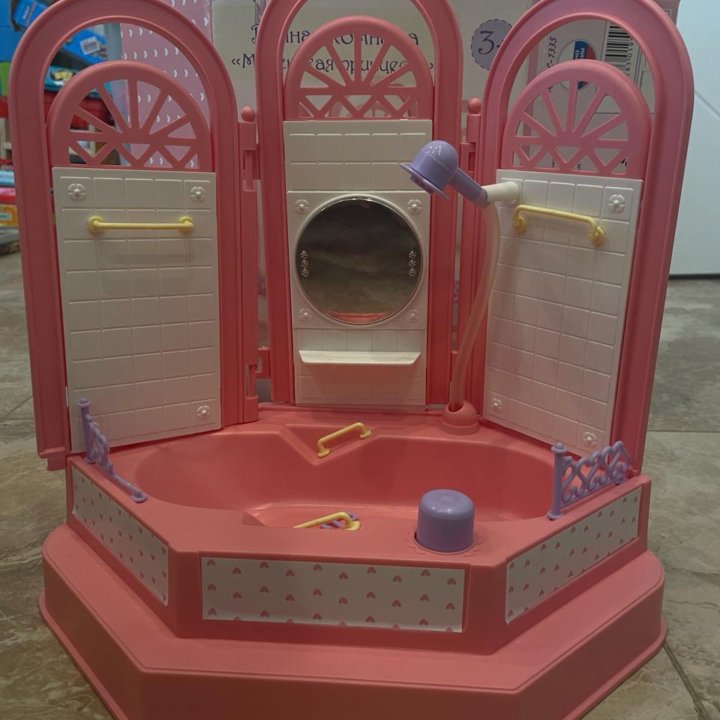 Кукла Барби + набор мебели + ванная