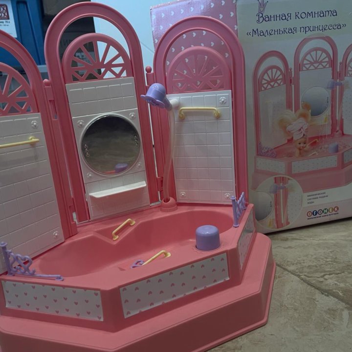 Кукла Барби + набор мебели + ванная