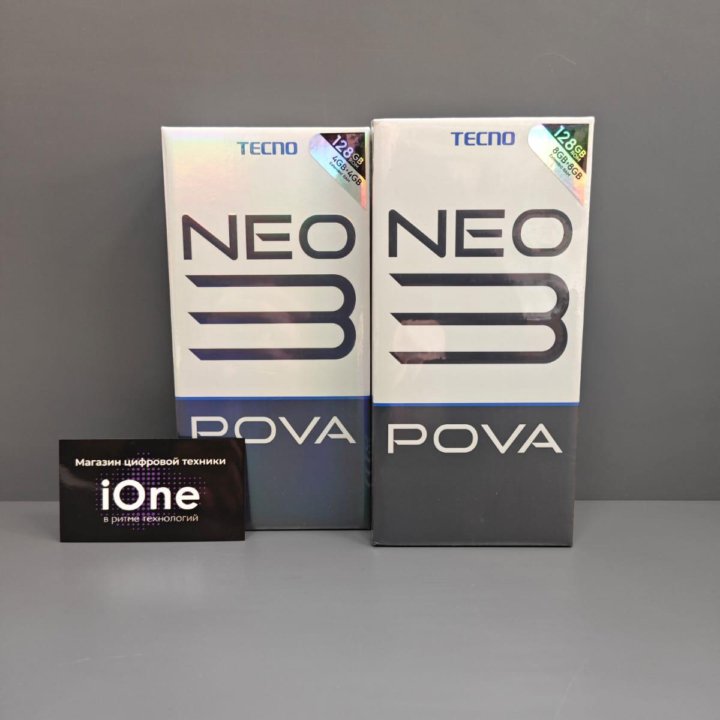 Tecno Pova Neo 3 8/128Gb (Черный/Новый)