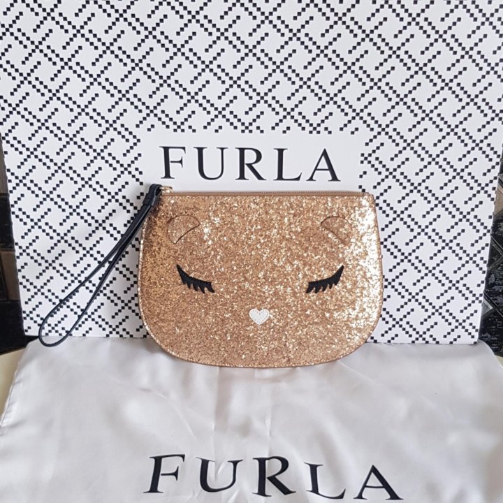 НОВАЯ КОСМЕТИЧКА - КЛАТЧ FURLA