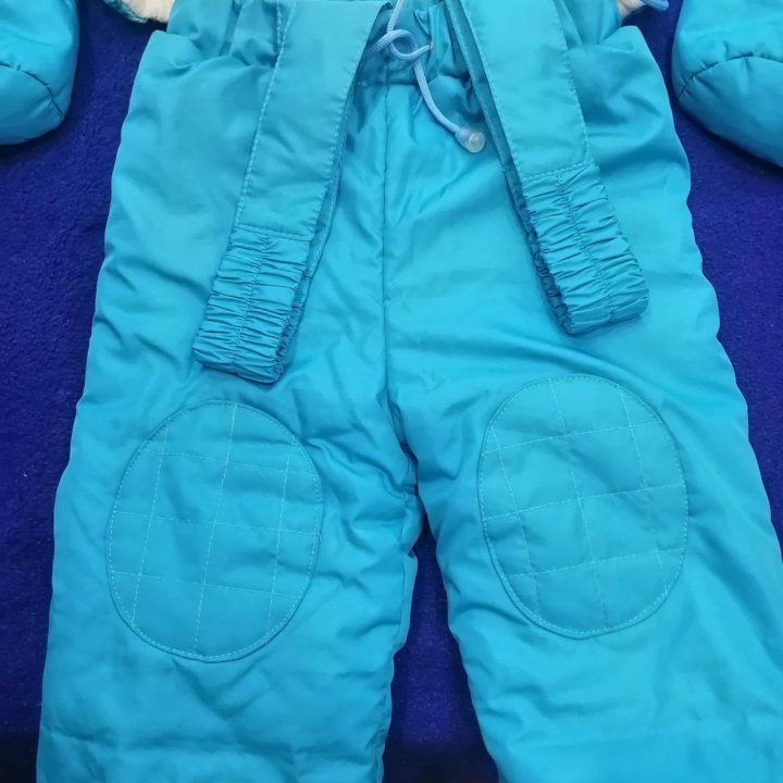 Детская куртка с болоневым комбинезоном и чуни