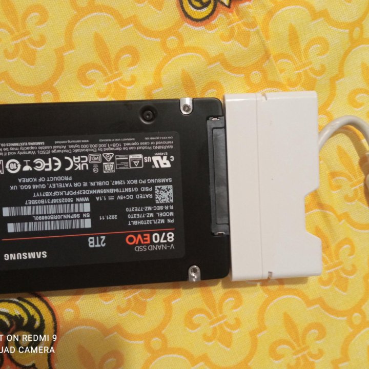 Samsung жёсткий диск 870 EVO 2TB
