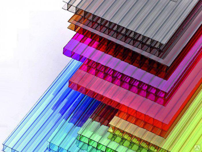 Поликарбонат сотовый цветной/прозрачный и монолит