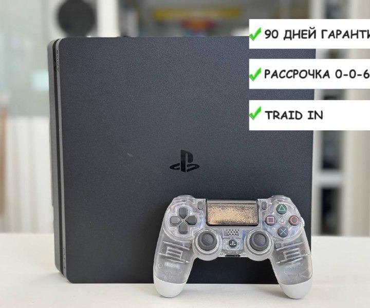 Sony PS4 PlayStation Slim 4 + геймпад (500Гб, бу)