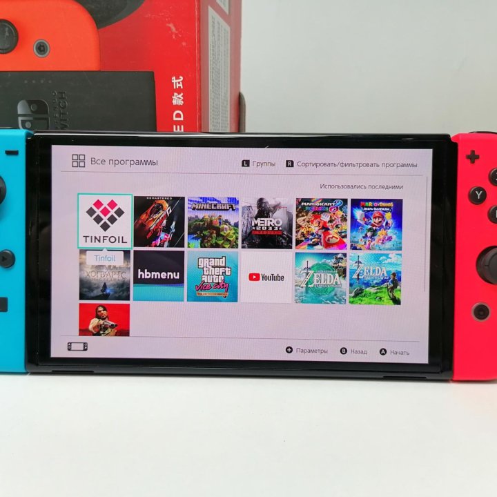 Nintendo Switch Oled 192gb Новая+999игр