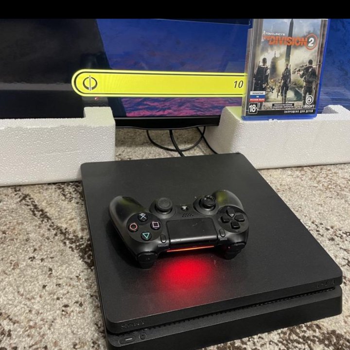 Sony ps4 slim + игры