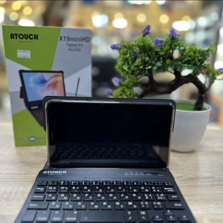 Планшет atouch x19 mini pro c клавиатурой (новый)