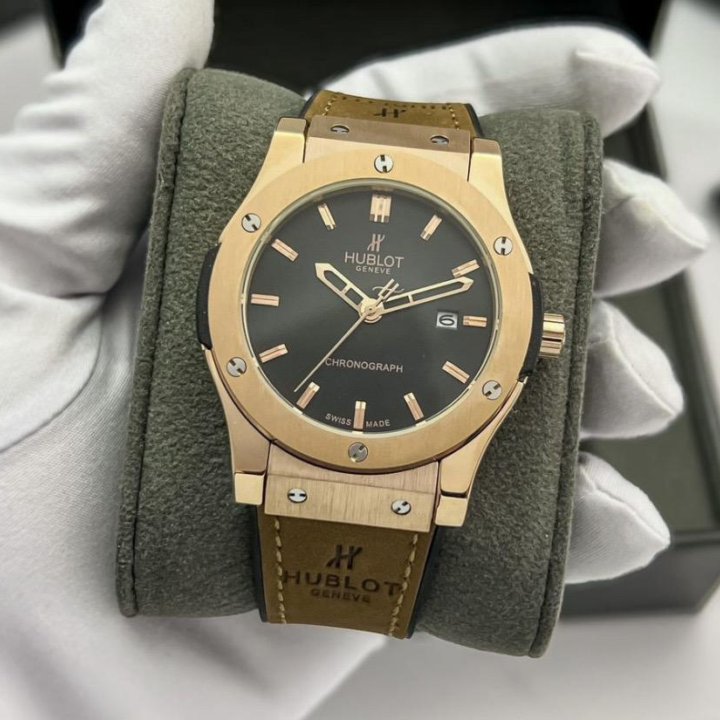 Мужские часы HUBLOT с японским механизмом