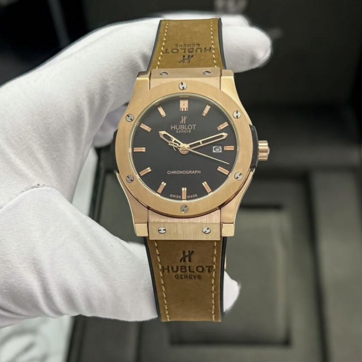 Мужские часы HUBLOT с японским механизмом