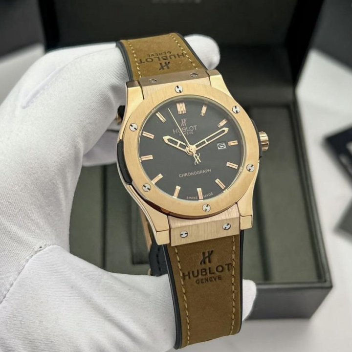 Мужские часы HUBLOT с японским механизмом