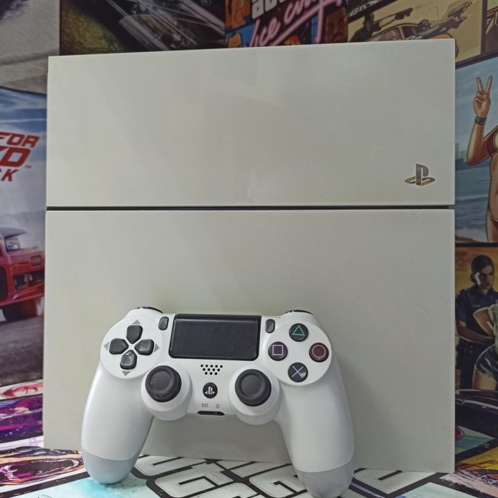 Sony Playstation 4 Ps4 White 500gb 1108a