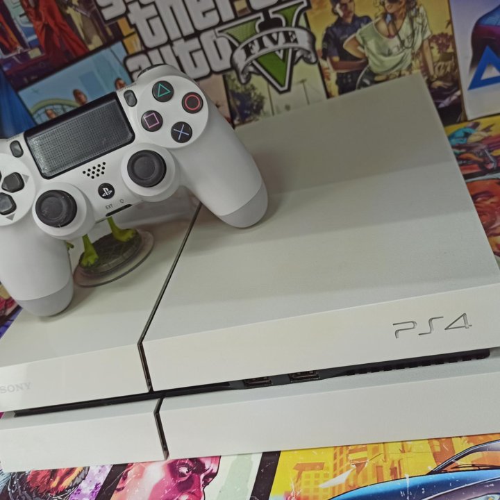 Sony Playstation 4 Ps4 White 500gb 1108a